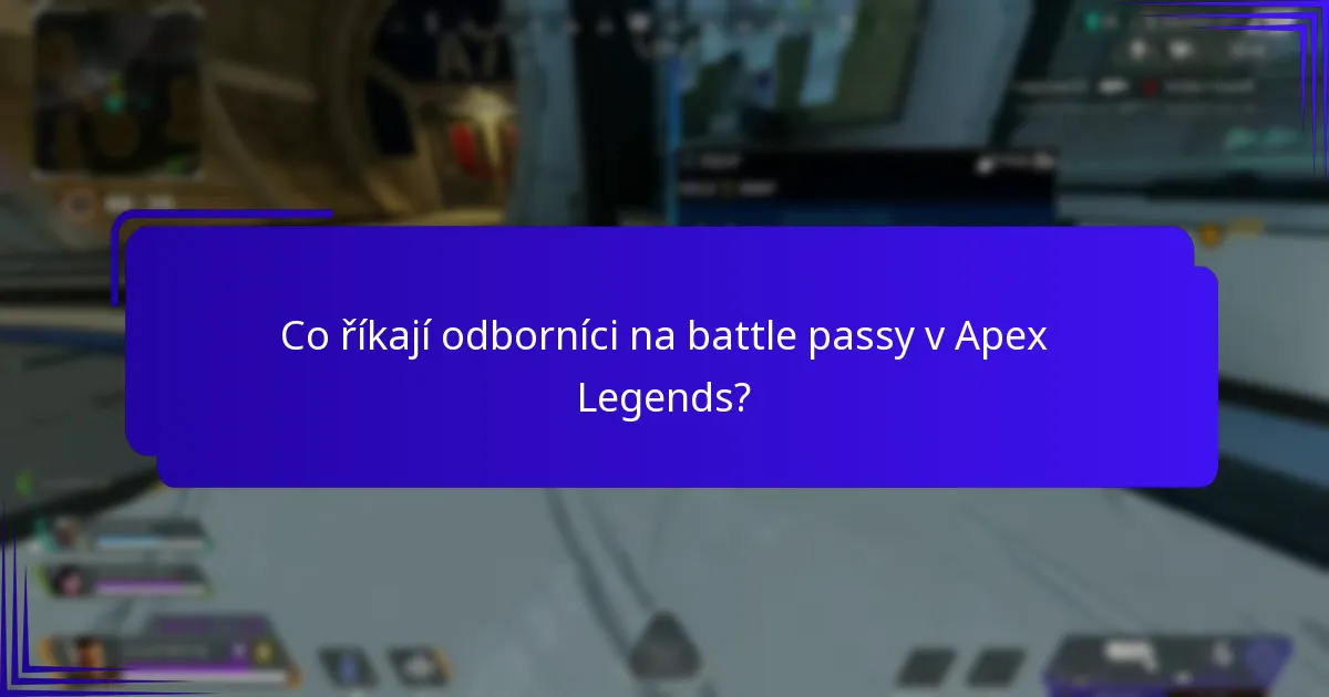 Co říkají odborníci na battle passy v Apex Legends?
