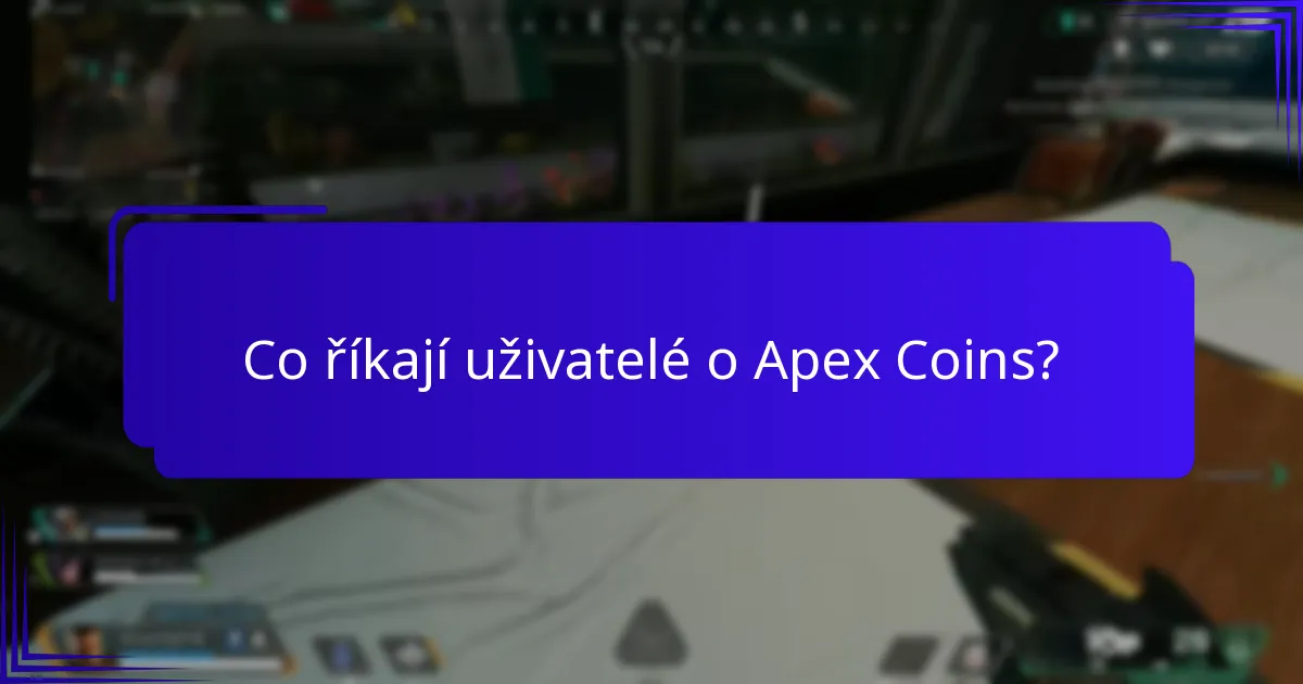 Co říkají uživatelé o Apex Coins?
