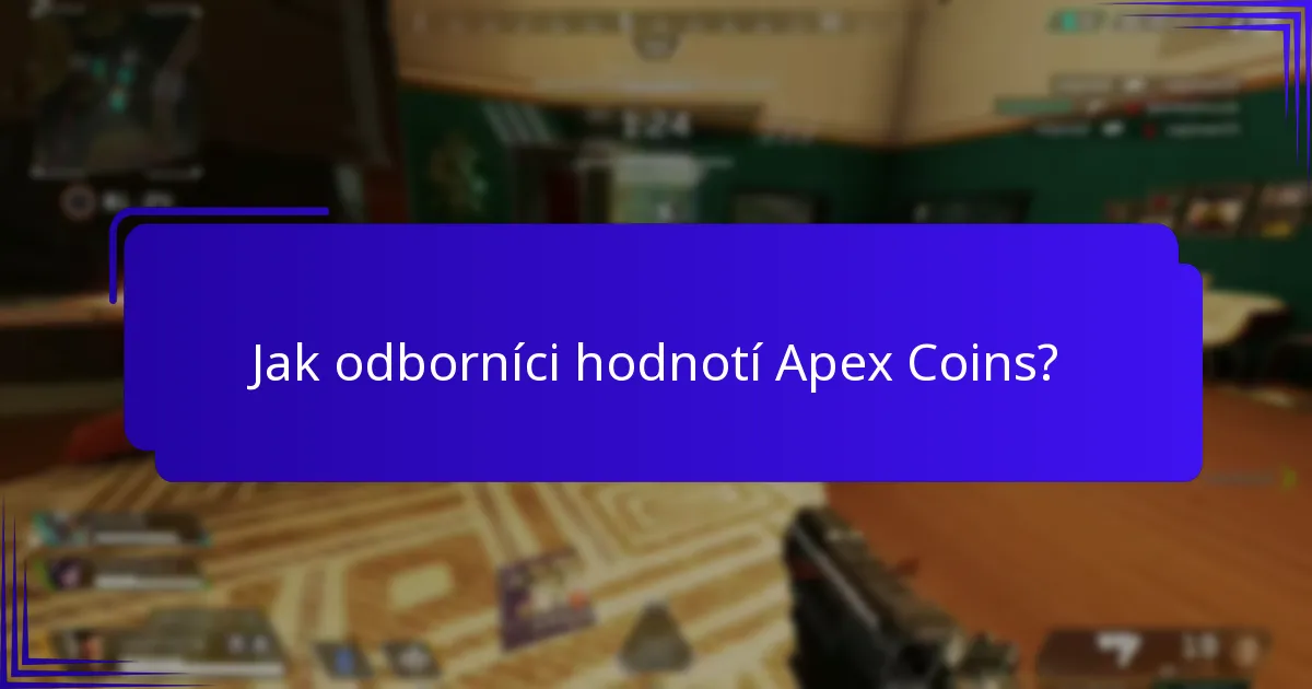Jak odborníci hodnotí Apex Coins?
